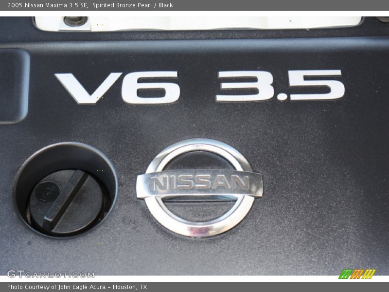 Spirited Bronze Pearl / Black 2005 Nissan Maxima 3.5 SE