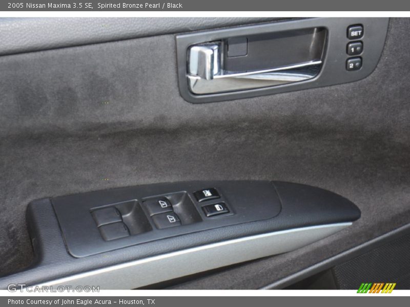 Spirited Bronze Pearl / Black 2005 Nissan Maxima 3.5 SE