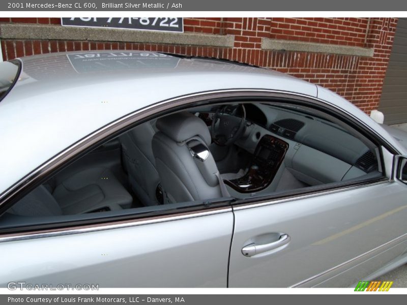Brilliant Silver Metallic / Ash 2001 Mercedes-Benz CL 600