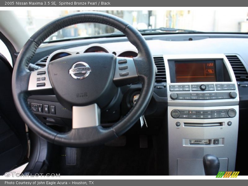 Spirited Bronze Pearl / Black 2005 Nissan Maxima 3.5 SE