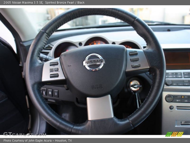 Spirited Bronze Pearl / Black 2005 Nissan Maxima 3.5 SE