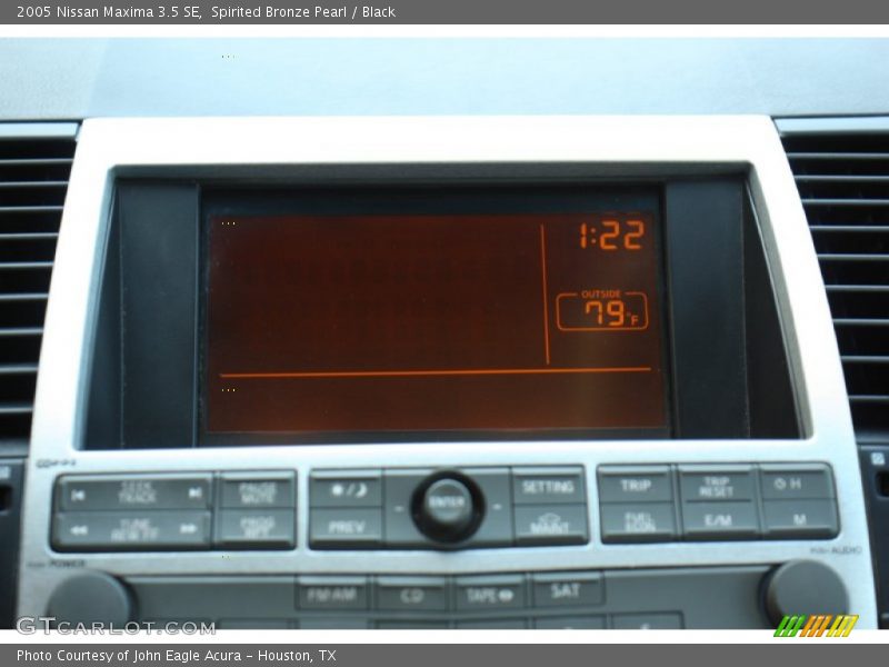 Spirited Bronze Pearl / Black 2005 Nissan Maxima 3.5 SE