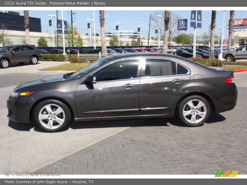 Polished Metal Metallic / Ebony 2010 Acura TSX Sedan