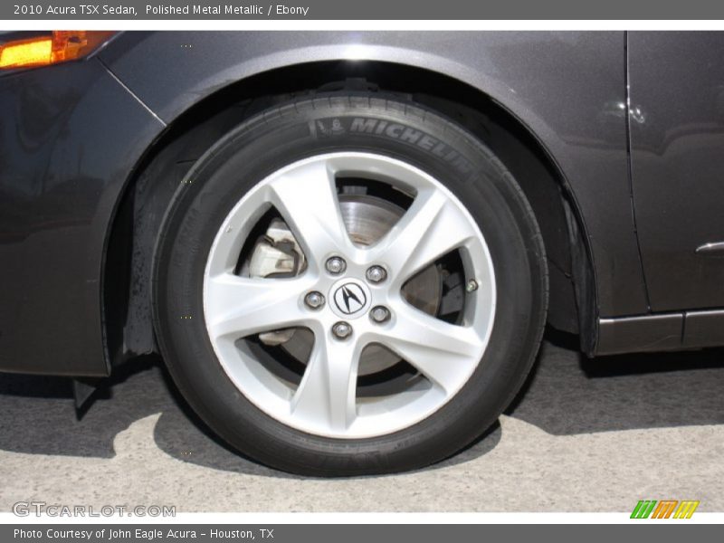 Polished Metal Metallic / Ebony 2010 Acura TSX Sedan