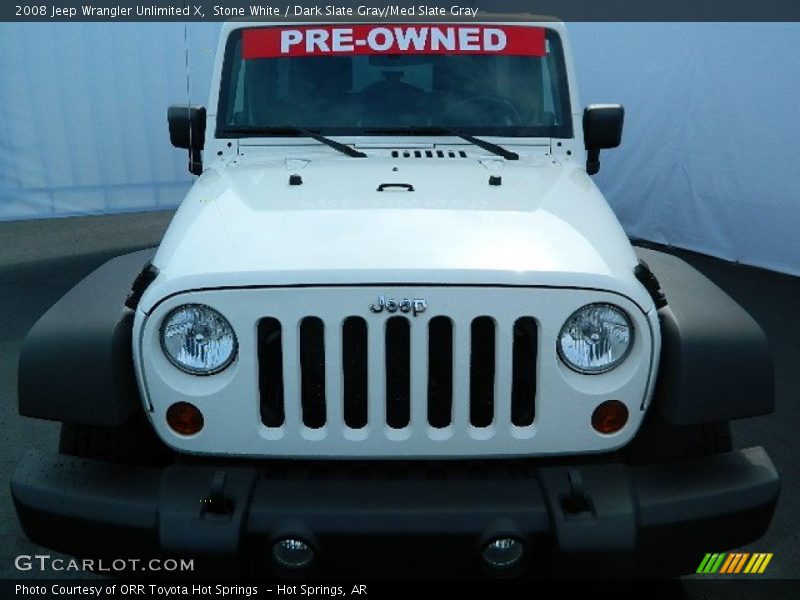 Stone White / Dark Slate Gray/Med Slate Gray 2008 Jeep Wrangler Unlimited X
