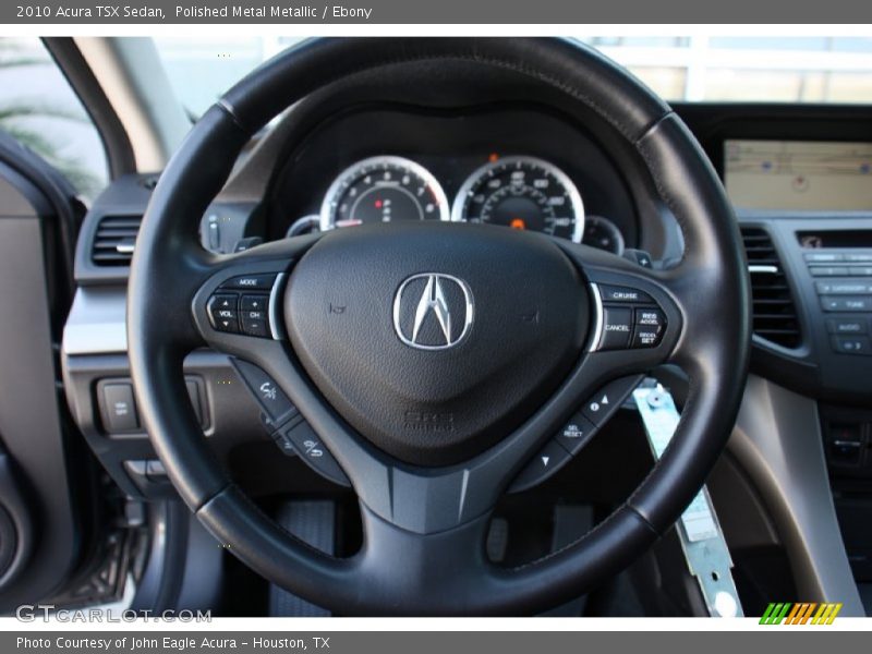 Polished Metal Metallic / Ebony 2010 Acura TSX Sedan