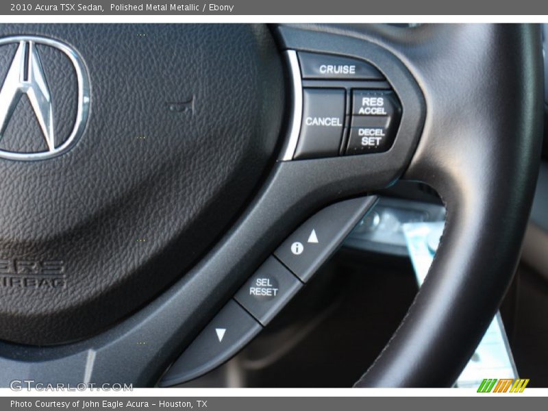 Polished Metal Metallic / Ebony 2010 Acura TSX Sedan
