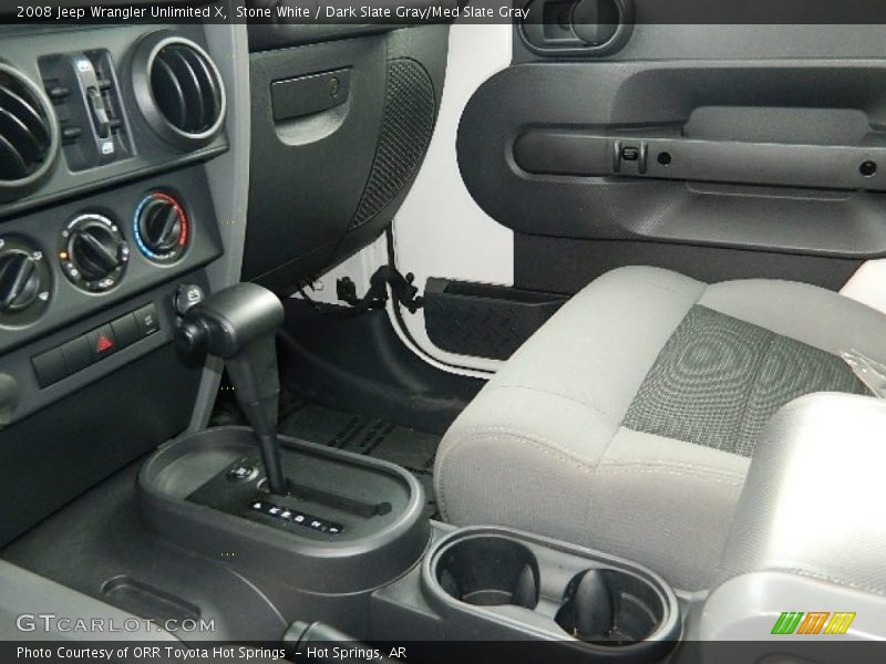 Stone White / Dark Slate Gray/Med Slate Gray 2008 Jeep Wrangler Unlimited X