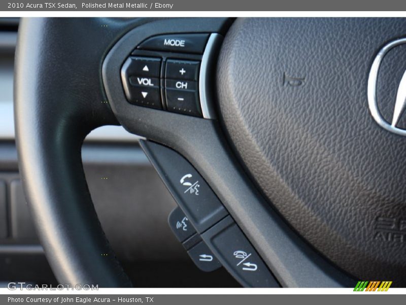 Polished Metal Metallic / Ebony 2010 Acura TSX Sedan