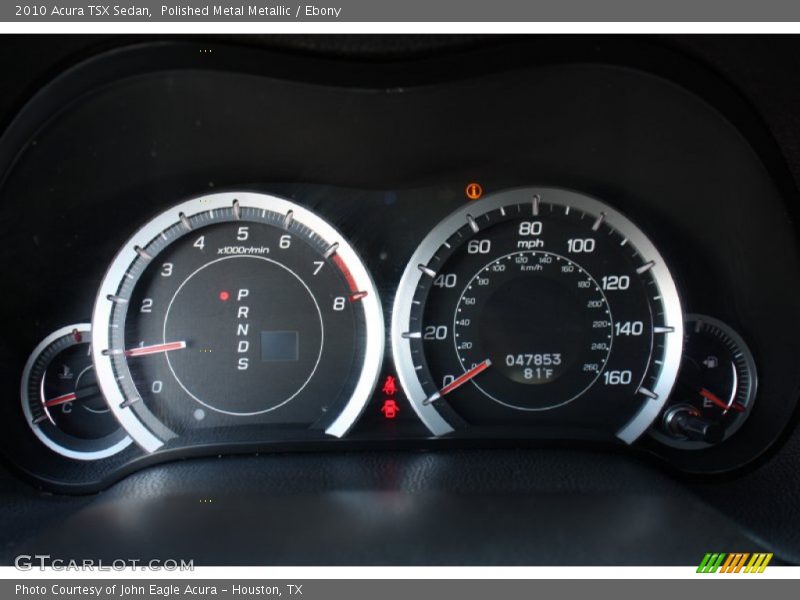 Polished Metal Metallic / Ebony 2010 Acura TSX Sedan