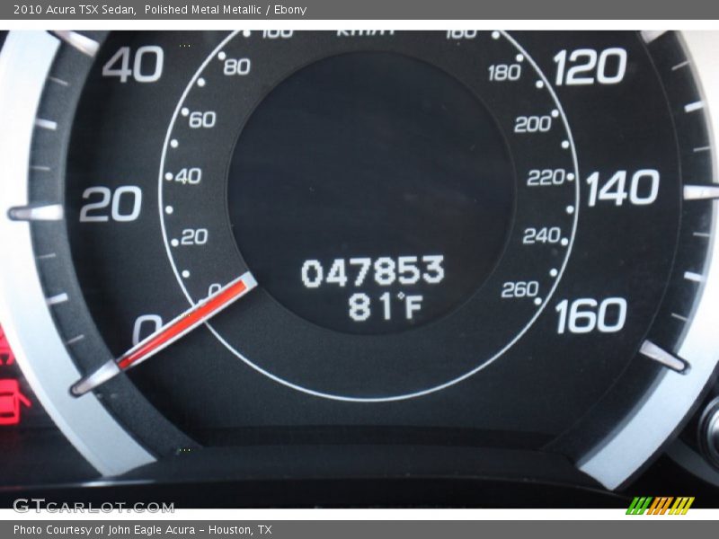 Polished Metal Metallic / Ebony 2010 Acura TSX Sedan