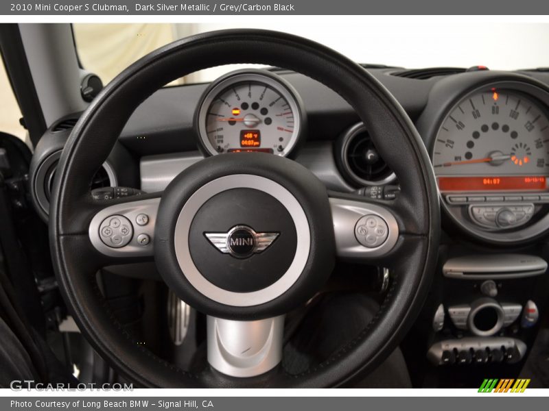 Dark Silver Metallic / Grey/Carbon Black 2010 Mini Cooper S Clubman
