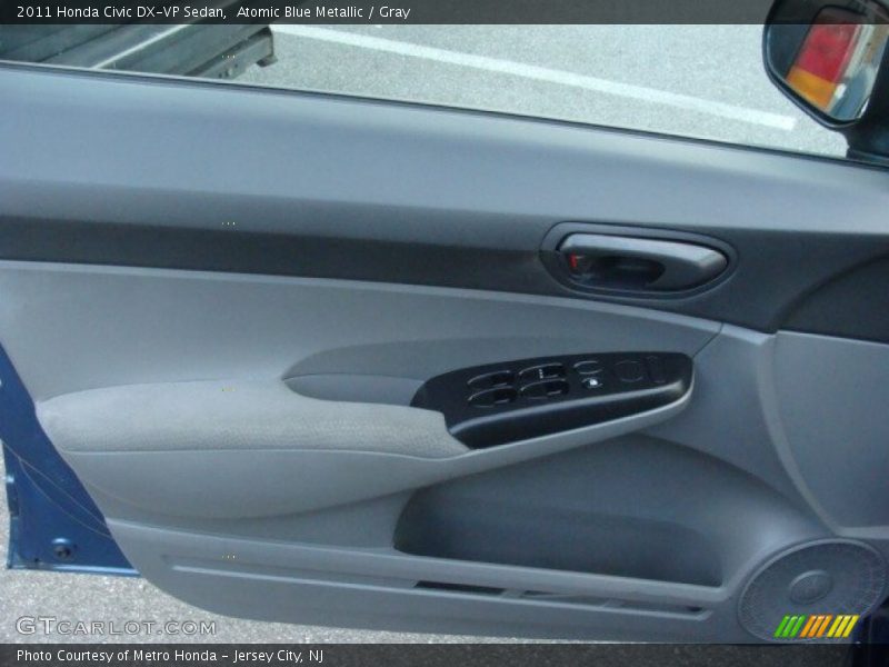 Atomic Blue Metallic / Gray 2011 Honda Civic DX-VP Sedan