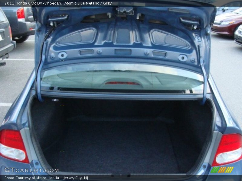 Atomic Blue Metallic / Gray 2011 Honda Civic DX-VP Sedan