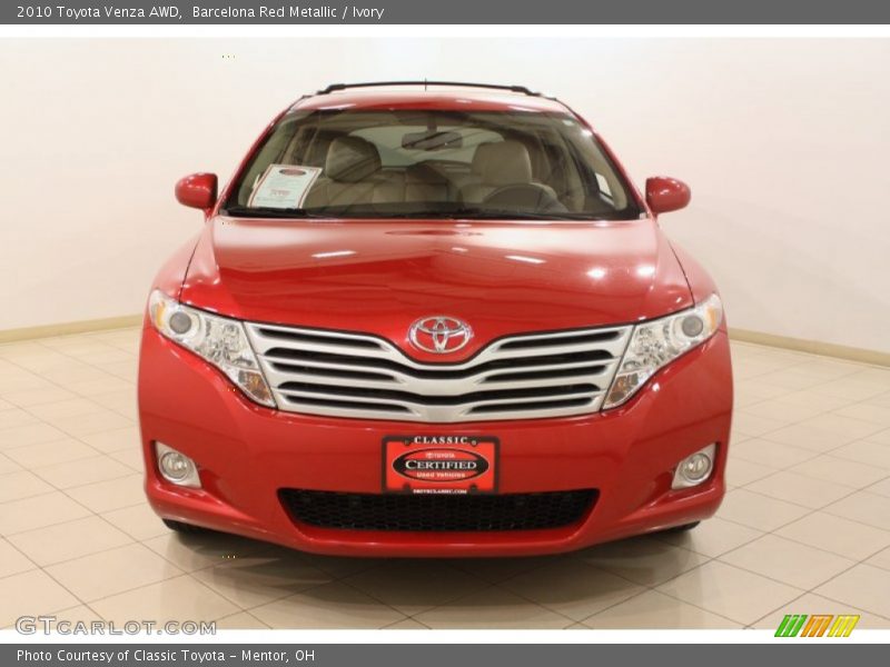 Barcelona Red Metallic / Ivory 2010 Toyota Venza AWD