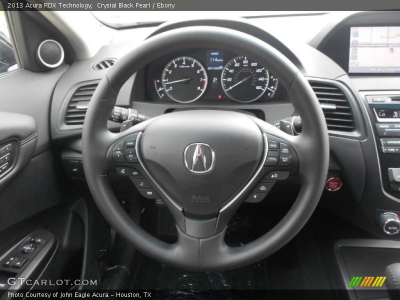Crystal Black Pearl / Ebony 2013 Acura RDX Technology