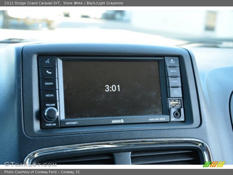 Stone White / Black/Light Graystone 2012 Dodge Grand Caravan SXT