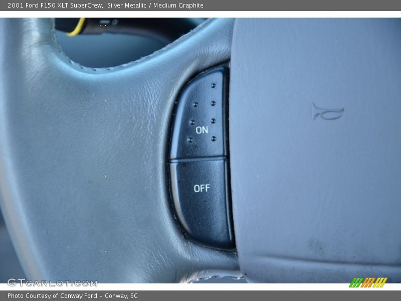 Silver Metallic / Medium Graphite 2001 Ford F150 XLT SuperCrew