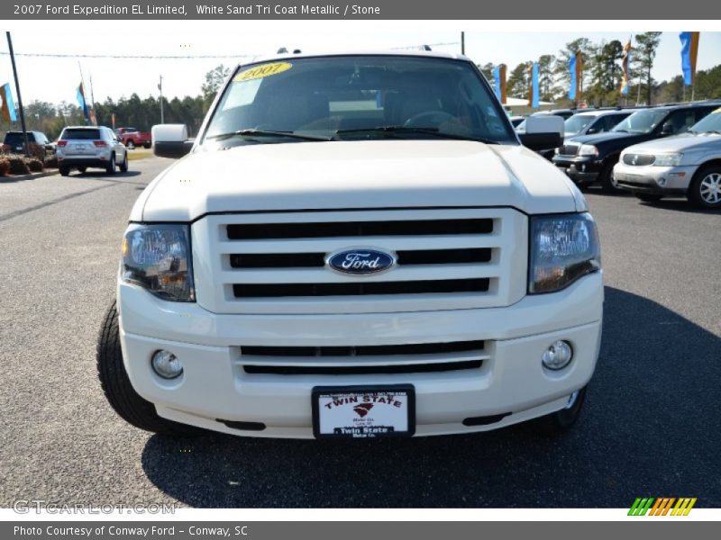 White Sand Tri Coat Metallic / Stone 2007 Ford Expedition EL Limited