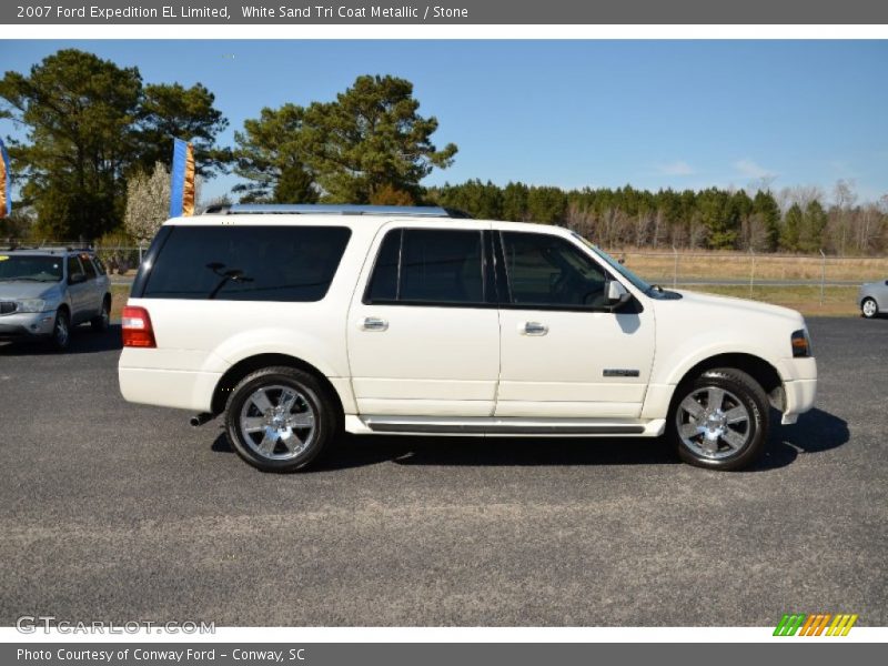 White Sand Tri Coat Metallic / Stone 2007 Ford Expedition EL Limited