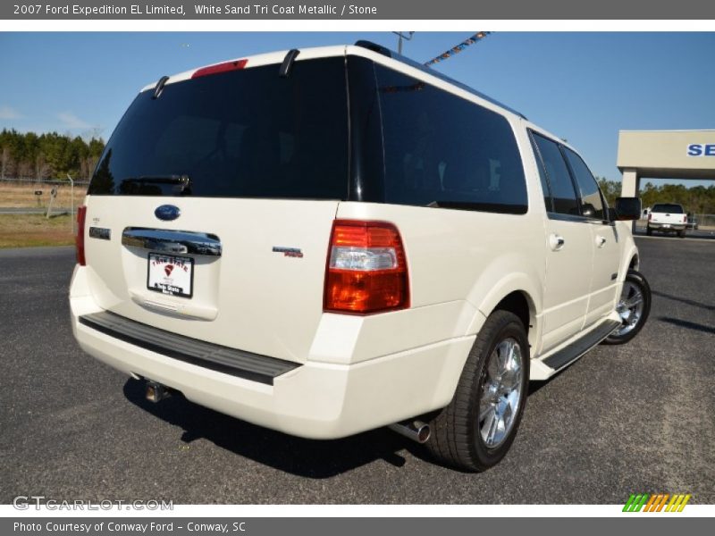 White Sand Tri Coat Metallic / Stone 2007 Ford Expedition EL Limited