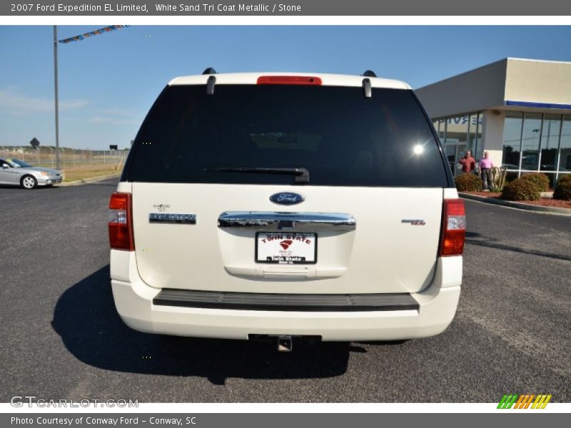 White Sand Tri Coat Metallic / Stone 2007 Ford Expedition EL Limited
