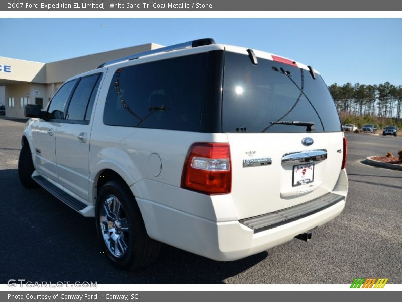 White Sand Tri Coat Metallic / Stone 2007 Ford Expedition EL Limited