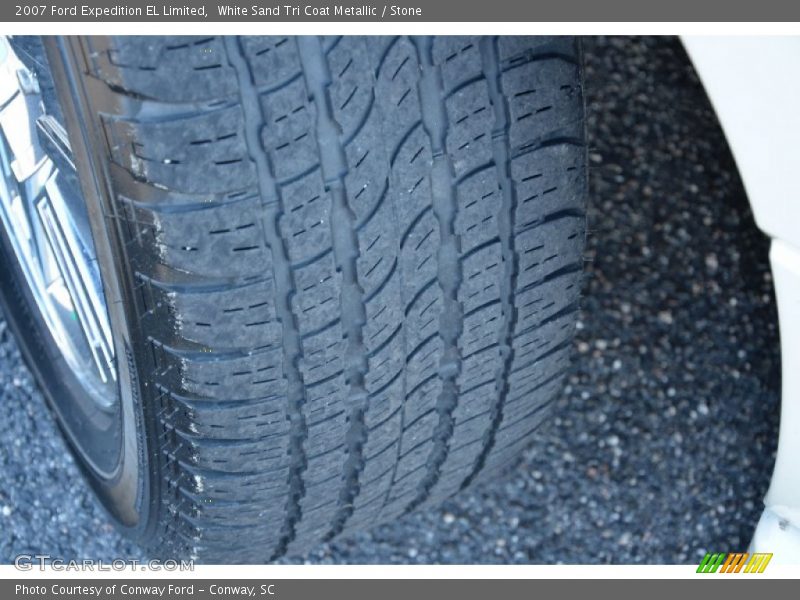 White Sand Tri Coat Metallic / Stone 2007 Ford Expedition EL Limited