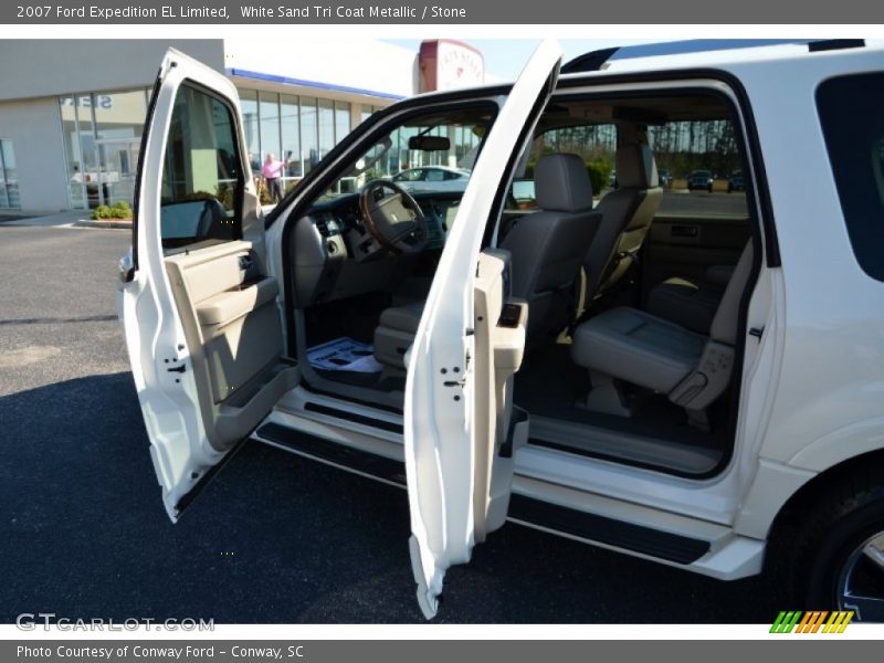 White Sand Tri Coat Metallic / Stone 2007 Ford Expedition EL Limited