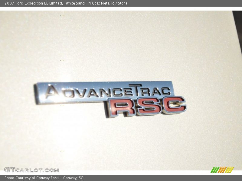 White Sand Tri Coat Metallic / Stone 2007 Ford Expedition EL Limited