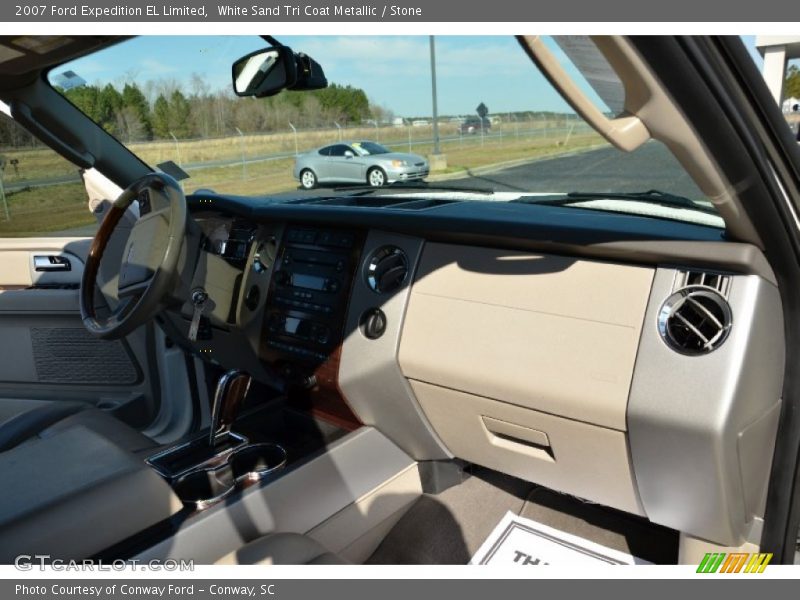 White Sand Tri Coat Metallic / Stone 2007 Ford Expedition EL Limited