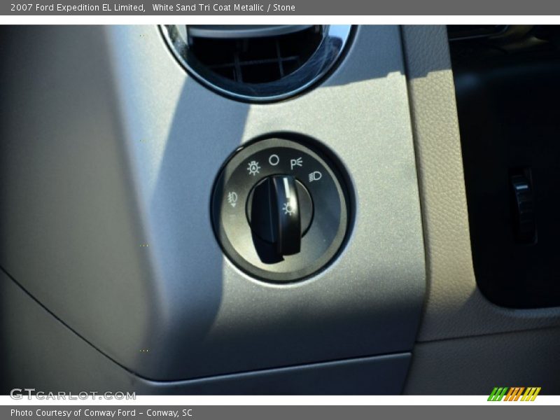 White Sand Tri Coat Metallic / Stone 2007 Ford Expedition EL Limited