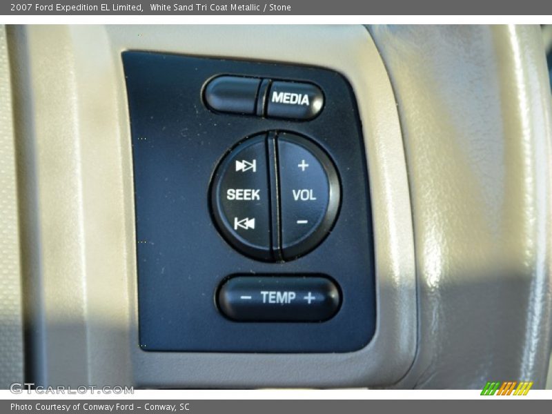White Sand Tri Coat Metallic / Stone 2007 Ford Expedition EL Limited
