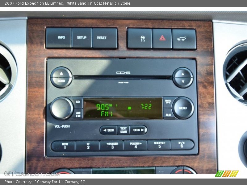 White Sand Tri Coat Metallic / Stone 2007 Ford Expedition EL Limited