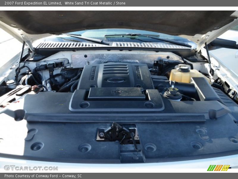 White Sand Tri Coat Metallic / Stone 2007 Ford Expedition EL Limited
