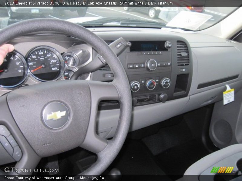 Dashboard of 2013 Silverado 3500HD WT Regular Cab 4x4 Chassis
