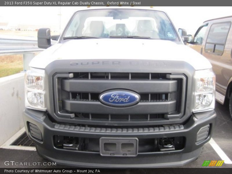 Oxford White / Steel 2013 Ford F350 Super Duty XL Regular Cab Dually Chassis