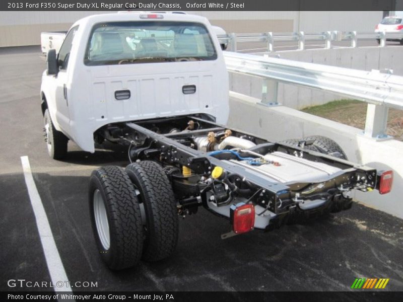 Oxford White / Steel 2013 Ford F350 Super Duty XL Regular Cab Dually Chassis