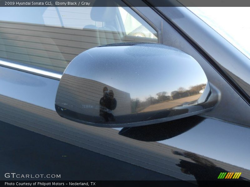 Ebony Black / Gray 2009 Hyundai Sonata GLS