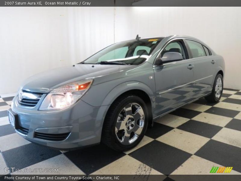 Ocean Mist Metallic / Gray 2007 Saturn Aura XE
