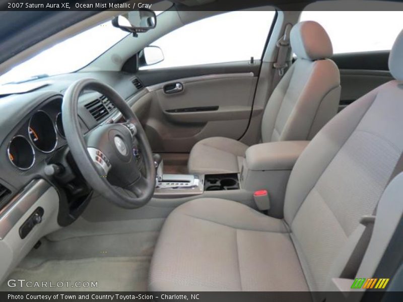 Ocean Mist Metallic / Gray 2007 Saturn Aura XE