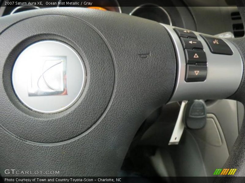 Ocean Mist Metallic / Gray 2007 Saturn Aura XE