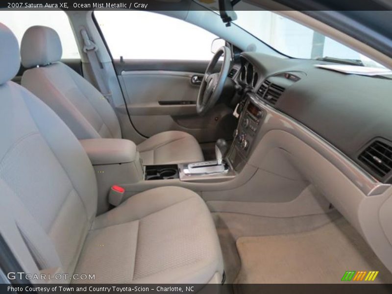 Ocean Mist Metallic / Gray 2007 Saturn Aura XE
