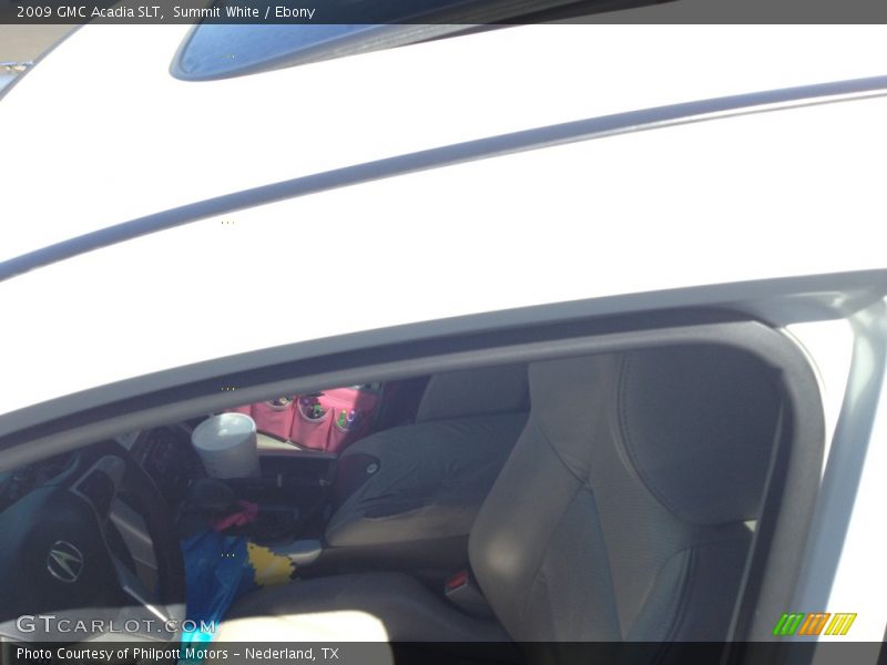 Summit White / Ebony 2009 GMC Acadia SLT
