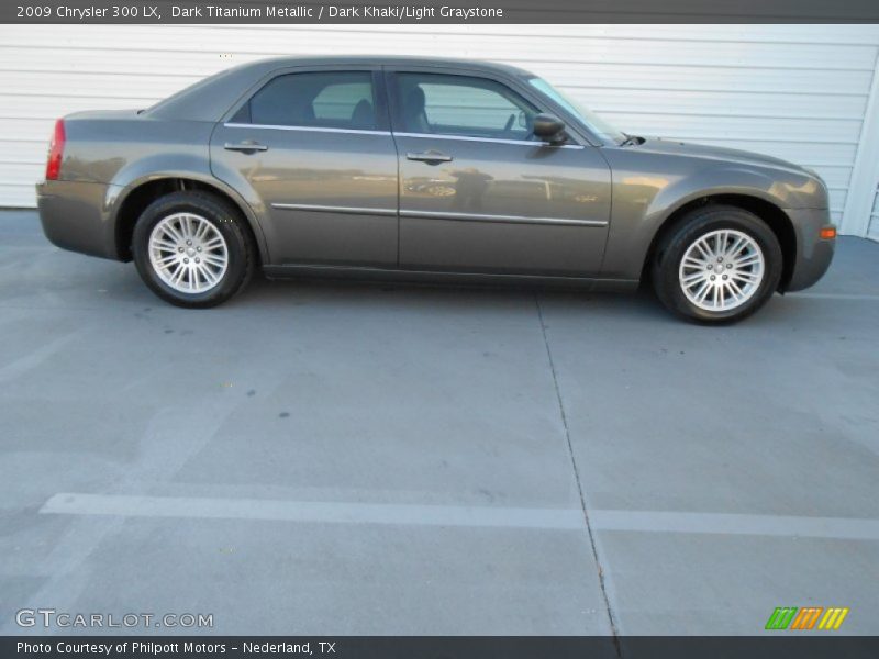Dark Titanium Metallic / Dark Khaki/Light Graystone 2009 Chrysler 300 LX