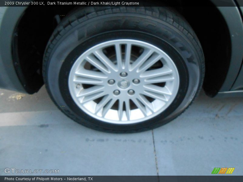 Dark Titanium Metallic / Dark Khaki/Light Graystone 2009 Chrysler 300 LX