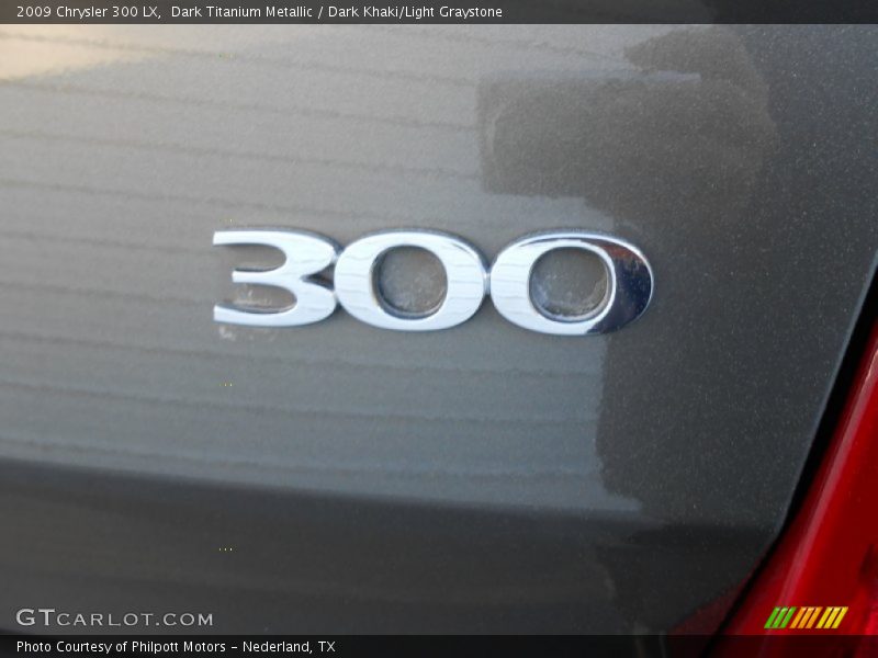Dark Titanium Metallic / Dark Khaki/Light Graystone 2009 Chrysler 300 LX