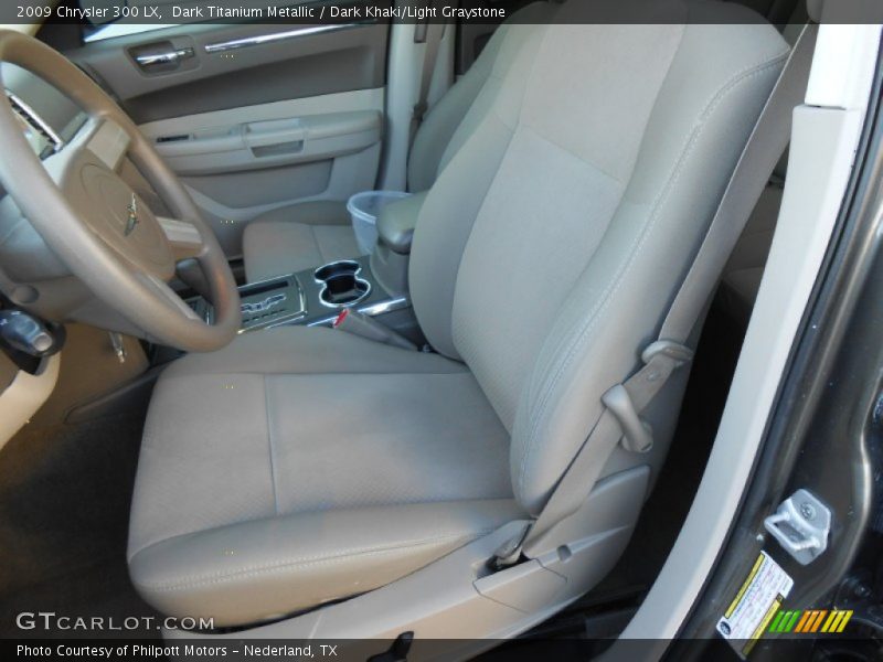 Dark Titanium Metallic / Dark Khaki/Light Graystone 2009 Chrysler 300 LX