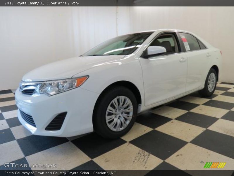 Super White / Ivory 2013 Toyota Camry LE
