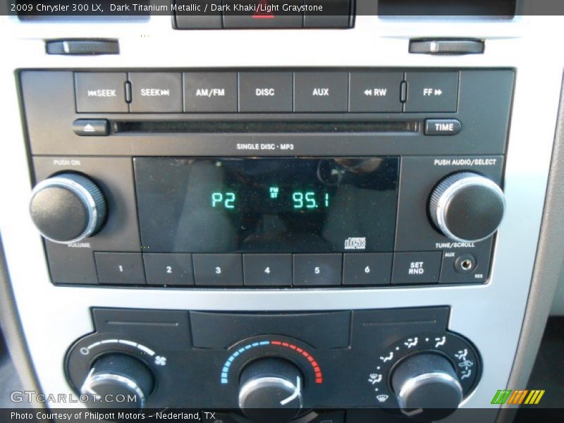 Dark Titanium Metallic / Dark Khaki/Light Graystone 2009 Chrysler 300 LX
